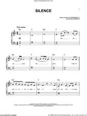 Cover icon of Silence (feat. Khalid) sheet music for piano solo by Marshmello, Khalid and Khalid Robinson, easy skill level