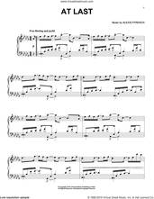 Cover icon of At Last sheet music for piano solo by Alexis Ffrench, classical score, intermediate skill level
