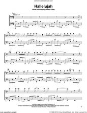 Cover icon of Hallelujah sheet music for two cellos (duet, duets) by 2Cellos, Lee DeWyze and Leonard Cohen, intermediate skill level