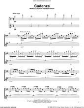 Cover icon of Cadenza sheet music for two cellos (duet, duets) by 2Cellos, Luka Sulic and Stjepan Hauser, classical score, intermediate skill level
