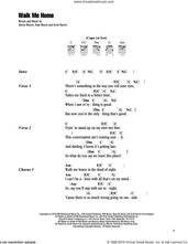 Cover icon of Walk Me Home sheet music for guitar (chords) by Alecia Moore, Miscellaneous, Nate Ruess and Scott Harris, intermediate skill level