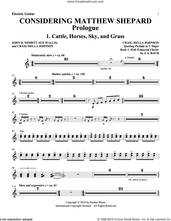Cover icon of Considering Matthew Shepard sheet music for orchestra/band (guitar) by Craig Hella Johnson, Leslea Newman and Michael Dennis Browne, intermediate skill level