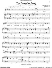 Cover icon of The Campfire Song (from The Lightning Thief: The Percy Jackson Musical) sheet music for voice and piano by Rob Rokicki, intermediate skill level