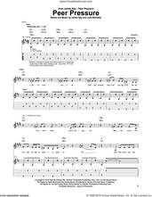 Cover icon of Peer Pressure (feat. Julia Michaels) sheet music for guitar (tablature) by James Bay and Julia Michaels, intermediate skill level