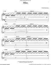 Cover icon of Hike sheet music for piano solo by Hauschka and Volker Bertelmann, classical score, intermediate skill level