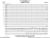 Cover icon of From A To Z (COMPLETE) sheet music for jazz band by Kris Berg, intermediate skill level