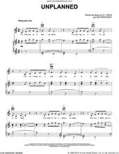Cover icon of Unplanned sheet music for voice, piano or guitar by Matthew West and A.J. Pruis, intermediate skill level