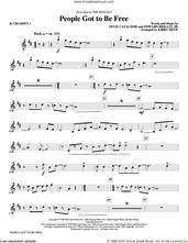 Cover icon of People Got to Be Free (arr. Kirby Shaw) (complete set of parts) sheet music for orchestra/band by Kirby Shaw, Edward Brigati Jr., Felix Cavaliere and The Rascals, intermediate skill level