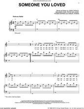 Cover icon of Someone You Loved sheet music for voice and piano by Lewis Capaldi, Benjamin Kohn, Peter Kelleher, Samuel Roman and Thomas Barnes, intermediate skill level