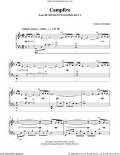 Cover icon of Campfire (from Seven Days Walking: Day 3) sheet music for piano solo by Ludovico Einaudi, classical score, intermediate skill level