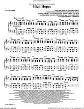 Cover icon of High Hopes (arr. Roger Emerson) (complete set of parts) sheet music for orchestra/band by Sam Hollander, Brendon Urie, Ilsey Juber, Jacob Sinclair, Jenny Owen Youngs, Jonas Jeberg, Lauren Pritchard, Panic! At The Disco, Tayla Parx and William Lobban Bean, intermediate skill level