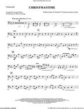 Cover icon of Christmastime (arr. Joseph M. Martin) sheet music for orchestra/band (cello) by Michael W. Smith, Joseph M. Martin, Joanna Carlson and Michael W. Smith & Joanna Carlson, intermediate skill level