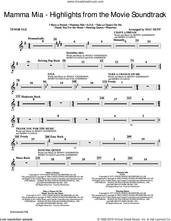 Cover icon of Mamma Mia!, highlights from the movie soundtrack (arr. mac huff) sheet music for orchestra/band (tenor sax) by ABBA, Mac Huff, Benny Andersson, Bjorn Ulvaeus and Stig Anderson, intermediate skill level