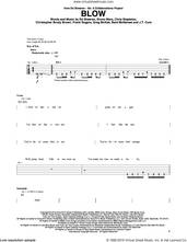 Cover icon of BLOW sheet music for guitar (rhythm tablature) by Ed Sheeran, Chris Stapleton & Bruno Mars, Bard McNamee, Bruno Mars, Chris Stapleton, Christopher Brody Brown, Ed Sheeran, Frank Rogers, Greg McKee and J.T. Cure, intermediate skill level
