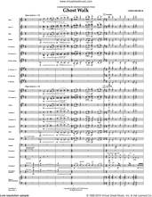 Cover icon of Ghost Walk sheet music for concert band (full score) by Chris Brubeck, intermediate skill level