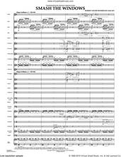 Cover icon of Smash The Windows sheet music for concert band (full score) by Robert Xavier Rodriguez, intermediate skill level