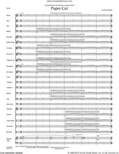 Cover icon of Paper Cut sheet music for concert band (full score) by Alex Shapiro, intermediate skill level