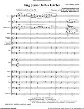 Cover icon of King Jesus Hath a Garden (arr. John Leavitt) (COMPLETE) sheet music for orchestra/band by John Leavitt, G.R. Woodward and Miscellaneous, intermediate skill level