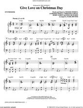 Cover icon of Give Love on Christmas Day (arr. Mark Brymer) (complete set of parts) sheet music for orchestra/band by Mark Brymer, The Jackson 5, Alphonso J. Mizell, Berry Gordy, Christine Yarian Perren, Deke Richards, Frederick Perren and Jackson 5, intermediate skill level