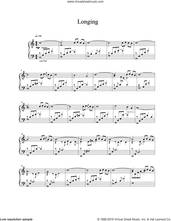 Cover icon of Longing sheet music for piano solo by Vangelis, intermediate skill level