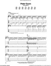 Cover icon of Peter Gunn sheet music for guitar (tablature) by Henry Mancini, intermediate skill level