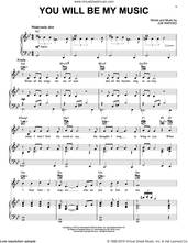Cover icon of You Will Be My Music sheet music for voice, piano or guitar by Frank Sinatra and Joe Raposo, intermediate skill level