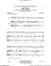 Cover icon of One Voice sheet music for choir (SSA: soprano, alto) by Tom Shelton and Maribeth Yoder-White, intermediate skill level