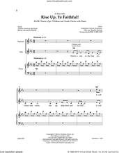 Cover icon of Rise Up, Ye Faithful sheet music for choir (SATB: soprano, alto, tenor, bass) by Mark A. Miller, intermediate skill level