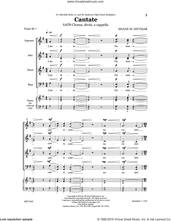 Cover icon of Cantate sheet music for choir (SATB: soprano, alto, tenor, bass) by Shane Dittmar, intermediate skill level