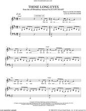 Cover icon of Those Long Eyes (from Alice By Heart) sheet music for voice and piano by Duncan Sheik, Duncan Sheik and Steven Sater and Steven Sater, intermediate skill level