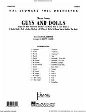 Cover icon of Music from Guys and Dolls (arr. Calvin Custer) (complete set of parts) sheet music for full orchestra by Frank Loesser and Calvin Custer, intermediate skill level