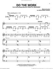 Cover icon of Do The Work (from the musical Prince of Broadway) sheet music for voice and piano by Jason Robert Brown, intermediate skill level