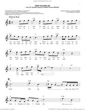 Cover icon of Keep Holding On sheet music for voice and other instruments (fake book) by Avril Lavigne and Lukasz Gottwald, intermediate skill level
