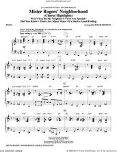 Cover icon of Mister Rogers' Neighborhood (Choral Highlights) (arr. Roger Emerson) (complete set of parts) sheet music for orchestra/band by Roger Emerson and Fred Rogers, intermediate skill level
