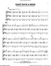 Cover icon of Eight Days A Week sheet music for ukulele ensemble by The Beatles, John Lennon and Paul McCartney, intermediate skill level