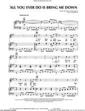 Cover icon of All You Ever Do Is Bring Me Down (feat. Flaco Jimenez) sheet music for voice, piano or guitar by The Mavericks, Al Anderson and Raul Malo, intermediate skill level