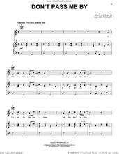 Cover icon of Don't Pass Me By sheet music for voice, piano or guitar by The Beatles and Richard Starkey, intermediate skill level