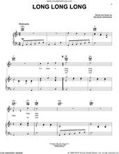 Cover icon of Long Long Long sheet music for voice, piano or guitar by The Beatles and George Harrison, intermediate skill level
