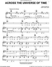 Cover icon of Across The Universe Of Time sheet music for voice, piano or guitar by Hayley Westenra and Sarah Jane Class, intermediate skill level
