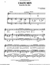Cover icon of I Hate Men (from Kiss Me Kate) (arr. Richard Walters) sheet music for voice and piano (Soprano) by Cole Porter and Richard Walters, intermediate skill level