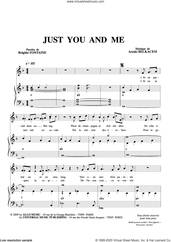 Cover icon of Just You And Me sheet music for voice and piano by Brigitte Fontaine & Areski Belkacem, Areski Belkacem and Brigitte Fontaine, classical score, intermediate skill level