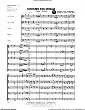 Cover icon of Serenade For Strings (arr. Elliot A. Del Borgo) - Mvt. 1 Pezzo (COMPLETE) sheet music for orchestra by Pyotr Ilyich Tchaikovsky and Elliot Del Borgo, classical score, intermediate skill level