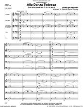 Cover icon of Alla Danza Tedesca (from String Quartet No. 13, Op. 130, Mvt. 4) (COMPLETE) sheet music for orchestra by Ludwig van Beethoven and Deborah Baker Monday, classical score, intermediate skill level