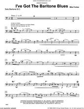 Cover icon of I've Got The Baritone Blues (complete set of parts) sheet music for baritone and piano by Michael Forbes, intermediate skill level