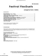 Cover icon of Festival FlexDuets - Bb Instruments sheet music for two trumpets or clarinets by Frank J. Halferty, classical score, intermediate skill level