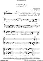 Cover icon of Electricity (SSA) (arr. Craig McLeish) (COMPLETE) sheet music for orchestra/band (SSA) by Elton John, Craig McLeish and Lee Hall, intermediate skill level