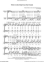 Cover icon of With A Little Help From My Friends (arr. Craig McLeish) sheet music for choir (SSATB) by The Beatles, Craig McLeish, John Lennon and Paul McCartney, intermediate skill level