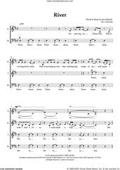 Cover icon of River (arr. Sam Burns) sheet music for choir (SSATB) by Joni Mitchell and Sam Burns, intermediate skill level