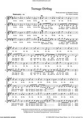 Cover icon of Teenage Dirtbag (arr. Alison Crutchley) sheet music for choir (SATB: soprano, alto, tenor, bass) by Wheatus, Alison Crutchley and Brendan B. Brown, intermediate skill level