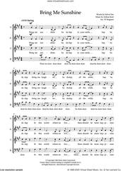 Cover icon of Bring Me Sunshine (arr. Wendy Sergeant) sheet music for choir (SATB: soprano, alto, tenor, bass) by Morcambe & Wise, Wendy Sergeant, Arthur Kent and Sylvia Dee, intermediate skill level